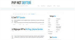 Desktop Screenshot of phpsorunu.com